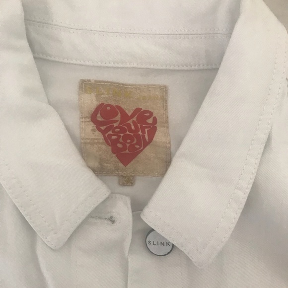 Slink White Jean Jacket- plus size 3 - NWT - Picture 2 of 7